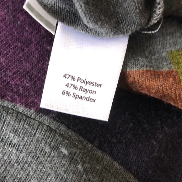 💜Go Couture Block color, retro lightweight knit turtle neck tunic - Picture 7 of 10